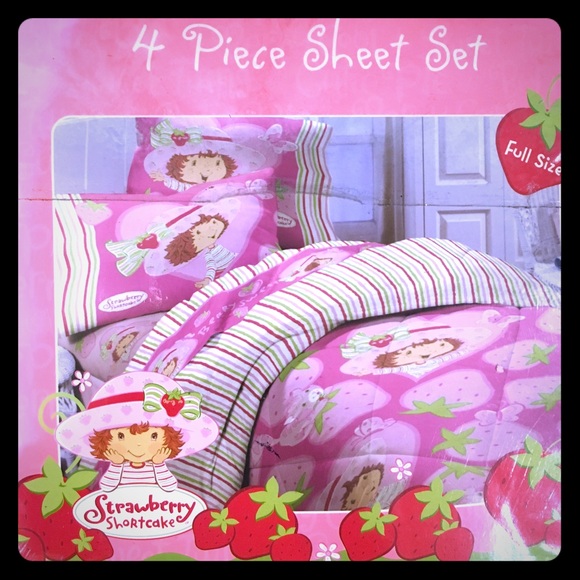 Bedding Strawberry Shortcake Full Size Sheets Poshmark